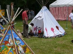Indianerfest zum Schützenfest mit den Rabs Kinderstube aus Rudolstadt 
