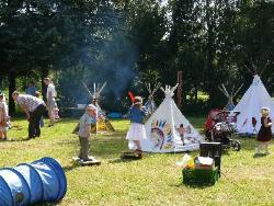 Indianerfest zum Schützenfest mit den Rabs Kinderstube aus Rudolstadt 