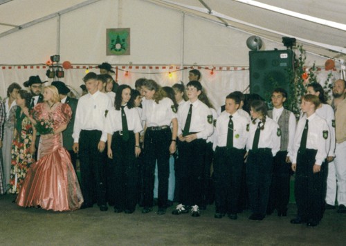 Jungschützen des Schützenverein Tannroda anno 1996